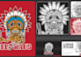 design modern logo for your business in tribal style